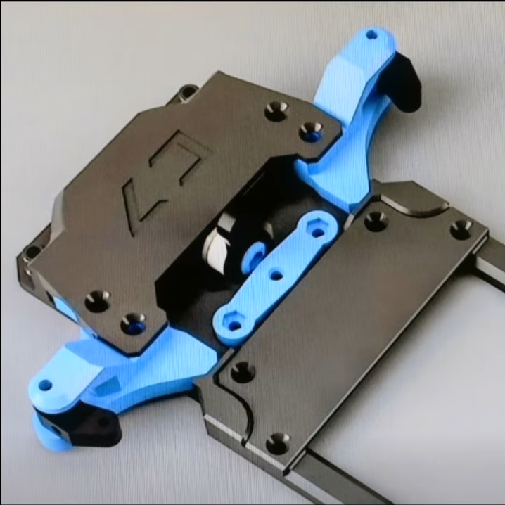 MSP33D AMC7 2.0 #353015 Front Frame & Servo Clamp CAD Model